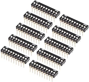 Generic 10 Stück DIP-Schalter 1-10 Positionen