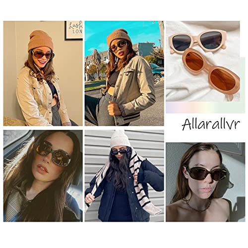 Allarallvr Retro Oval Polarized Sunglasses for Women and Men Vintage Designer Style Gafas De Sol Para Mujer AR820233