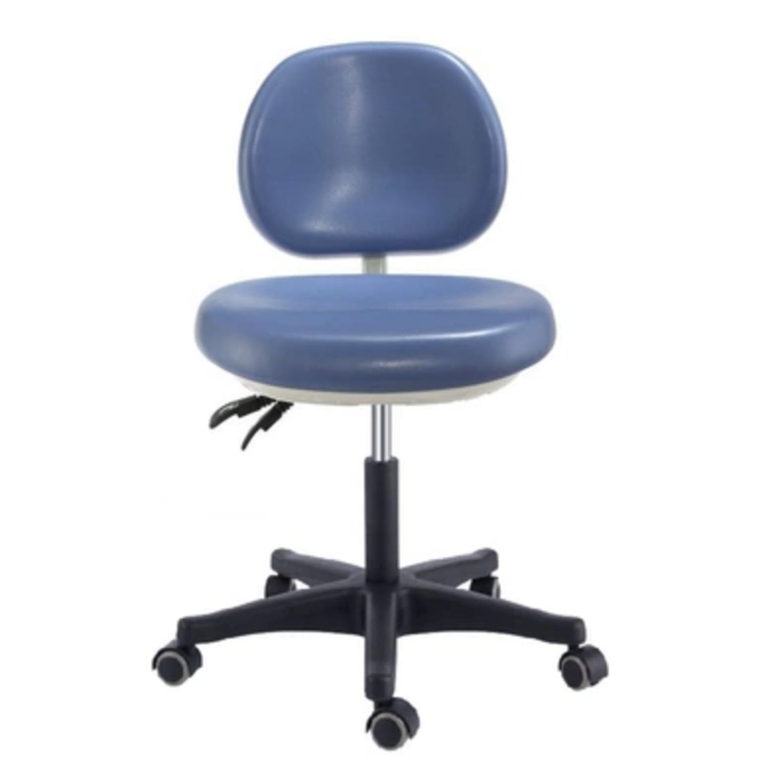 Sedia da medico regolabile, Sedia Medica Dentale Ergonomico, Sgabello Assistente Dentale in Pelle PU per Clinica ospedale Farmacia Laboratorio di Bellezza Medica L