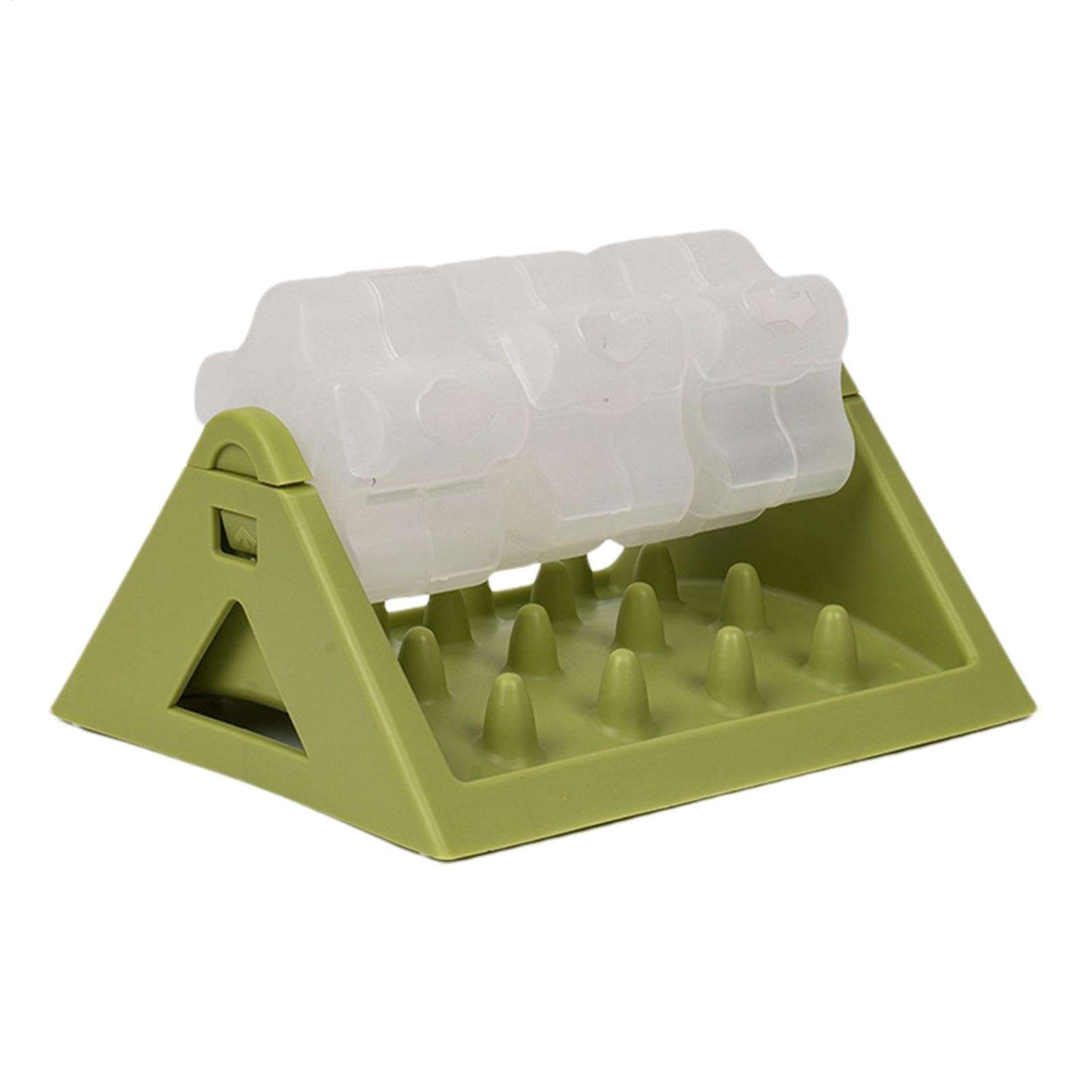 comederos para Mascotas, Comedero de Comida Lenta for Perros, Juguete Interactivo de Entrenamiento con dispensador de golosinas, comedero Lento Ajustable y Giratorio.(Green)