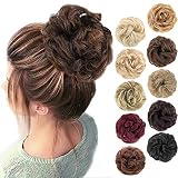 MORICA 1PCS Messy Hair Bun Hair Scrunchies Extension Curly Wavy Messy Synthetic Chignon for women Up