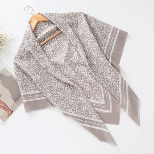 XL 43x43 Inch Extra Large Square Scarf Headscarf Fashion Scarves Designer Scarf Lightweight Wraps Hair Scarf2