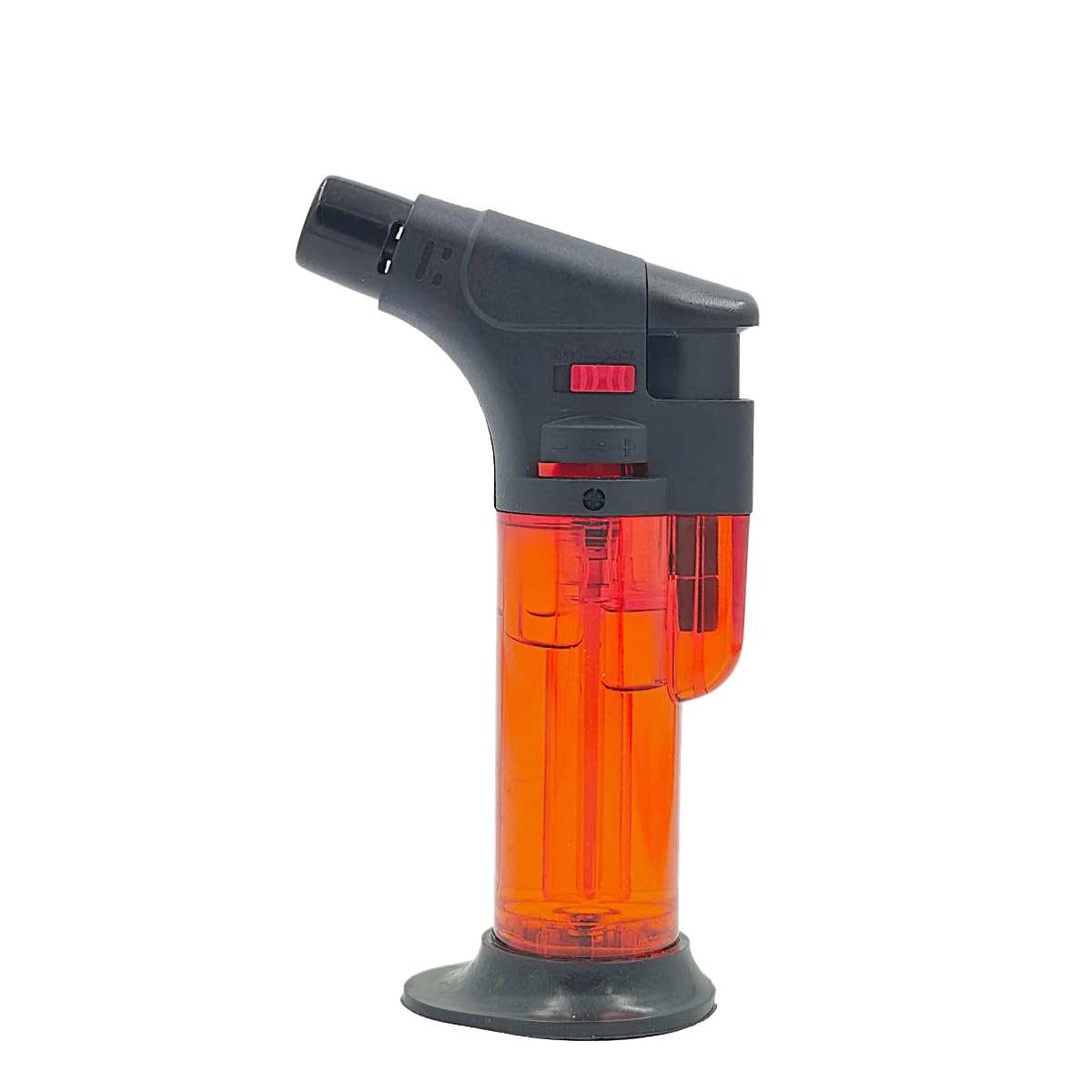 Plastic Windproof Blow Torch Jet Flame Gas Lighter Refillable, Multicolor (1 Lighter)