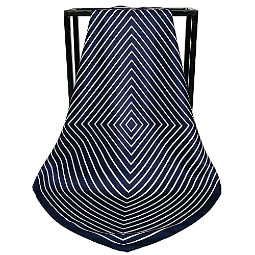100% Mulberry Silk Scarf Square Hair Scarves Fashion Pattern Neck Scarfs for Women3
