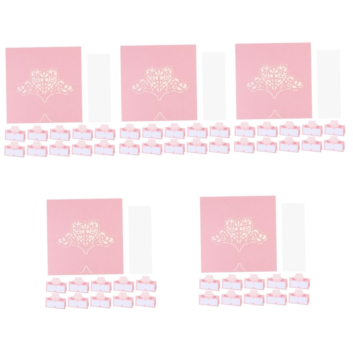 Zerodeko 125pezzi Cartellini Segnaposto Decorativi Per Matrimoni e Feste Facili Da Scrivere e Personalizzare Per Creare Atmosfere Romantiche e Accoglienti