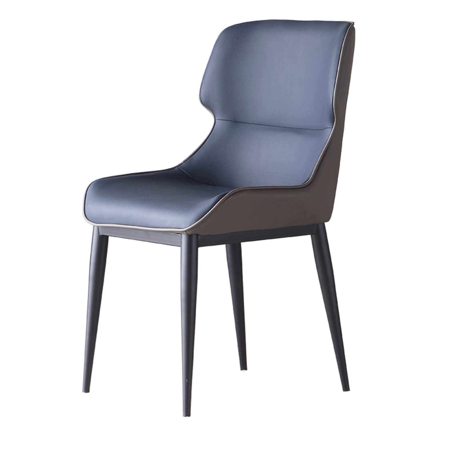 Chaise de salle à manger en cuir souple haut de gamme