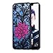 Produktbild ChoosEU Compatible with Honor Play Hülle Silikon Muster Schwarze Blume TPU Huawei Honor Play Handyhülle Ultra Dünn Bumper Stoßfest Schwarz Silikonhülle Slim Case Schutzhülle Soft Cover -