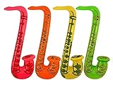 Saxofón inflable para decoración de fiestas. Estilo: saxofón inflable Tema: accesorios de fiesta