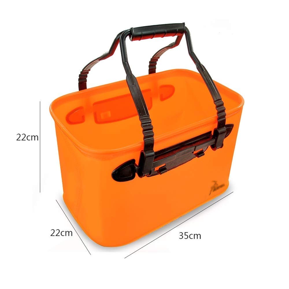 14L Multi-Fonction Grande Capacité Pliant en Plein Air, Seau De Voiture Fournitures De Lavage De Voiture Camping À Pied