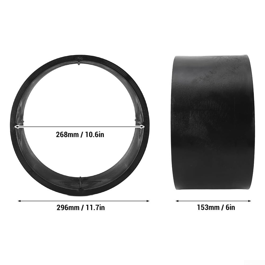 11 x 7,10–5 PVC-Drift-Hülsen-Karts und Drift-Trikes, 12 mm dicker schwarzer Reifen mit sicherem, verbessertem Driften
