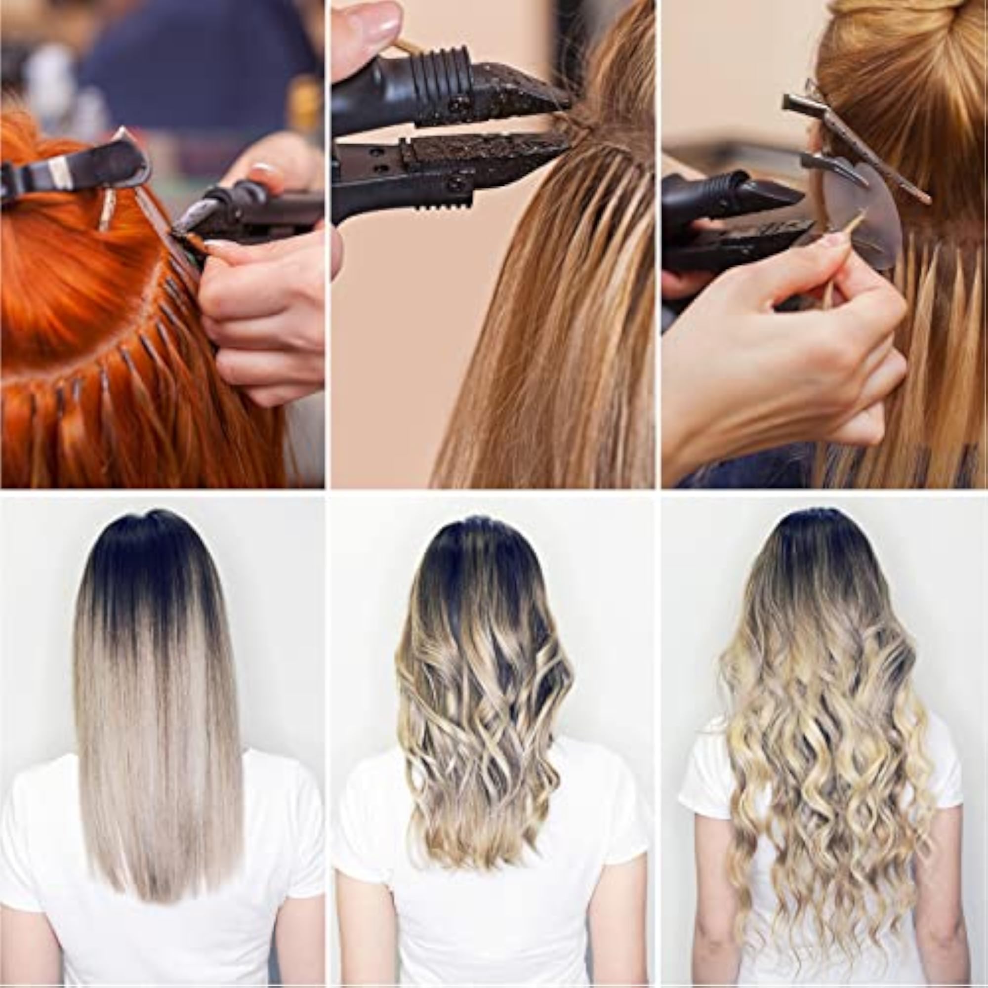 Professional Hair Styler Extensions Iron Machine, Fusion Tool