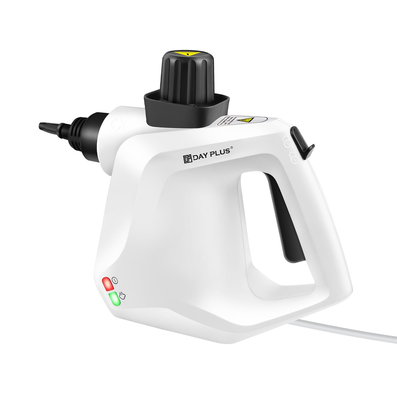 Pulitore a vapore portatile multifunzione con 7 accessori per interni auto, divano, bagno, piastrelle e finestre, rimozione delle macchie senza sostanze chimiche