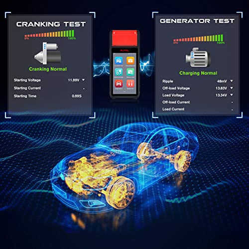 Image of Autel MaxiBAS BT608 (E) Car Battery Tester, Full Systems as MK808S MX808S