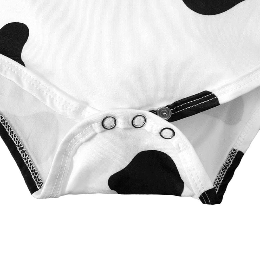 Lito Angels Baby Cow Print Bodysuit Costume Fancy Dress Up Clothes Set including Trousers and Hat for Infant Baby Girls & Boys Age 18-24 Months - Image 4