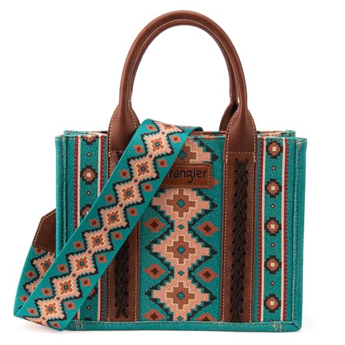 Image of Wrangler Tote Bag for Women Western Purse and Aztec Satchel Handbag