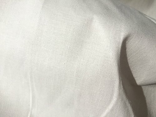 Plain Color branco material de tecido de algodão 100 % extra largura 240 cm por metro