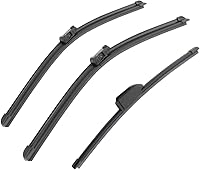 Vista 14 de 3 limpiaparabrisas 21" 19" 12" delanteros y traseros de repuesto para Fortuner AN50 AN60 2004-2015, limpiaparabrisas de equipo original, que cumplen