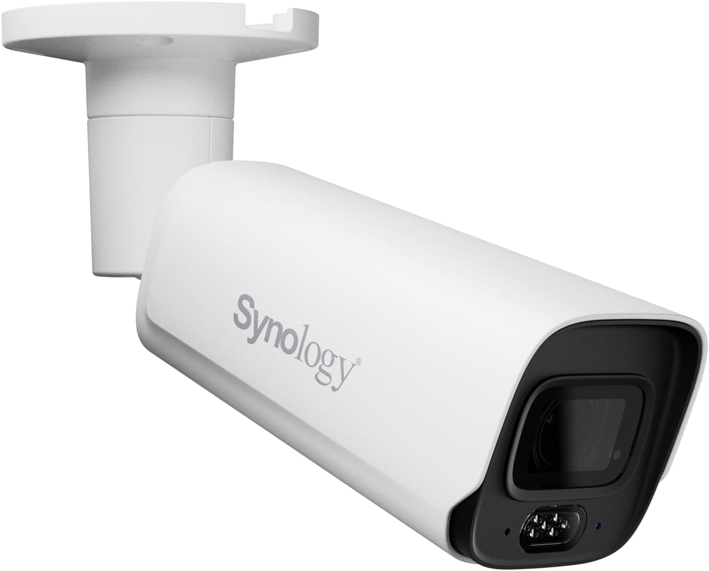 Synology BC800Z 4K IP Outdoor Security Bullet Camera, 8MP Varifocal Lens 4.38 to 9.33 mm, Hybrid Light Night Vision (31-38m), IP66/67 Weather Resistant, NDAA & TAA Compliant