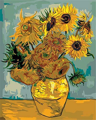 Sunflowers - Van Gogh - Paint by Number Kit - 16"x20" (40x50cm) - DIY Acrylic Painting Home Decor