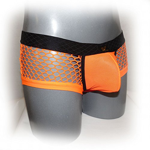 Preisvergleich Produktbild Boxer mit farblich abgesetzter Naht und Netzstoff Size:L