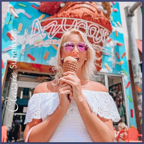 WOWSUN Classic Polarized Aviator Sunglasses for Women Men2