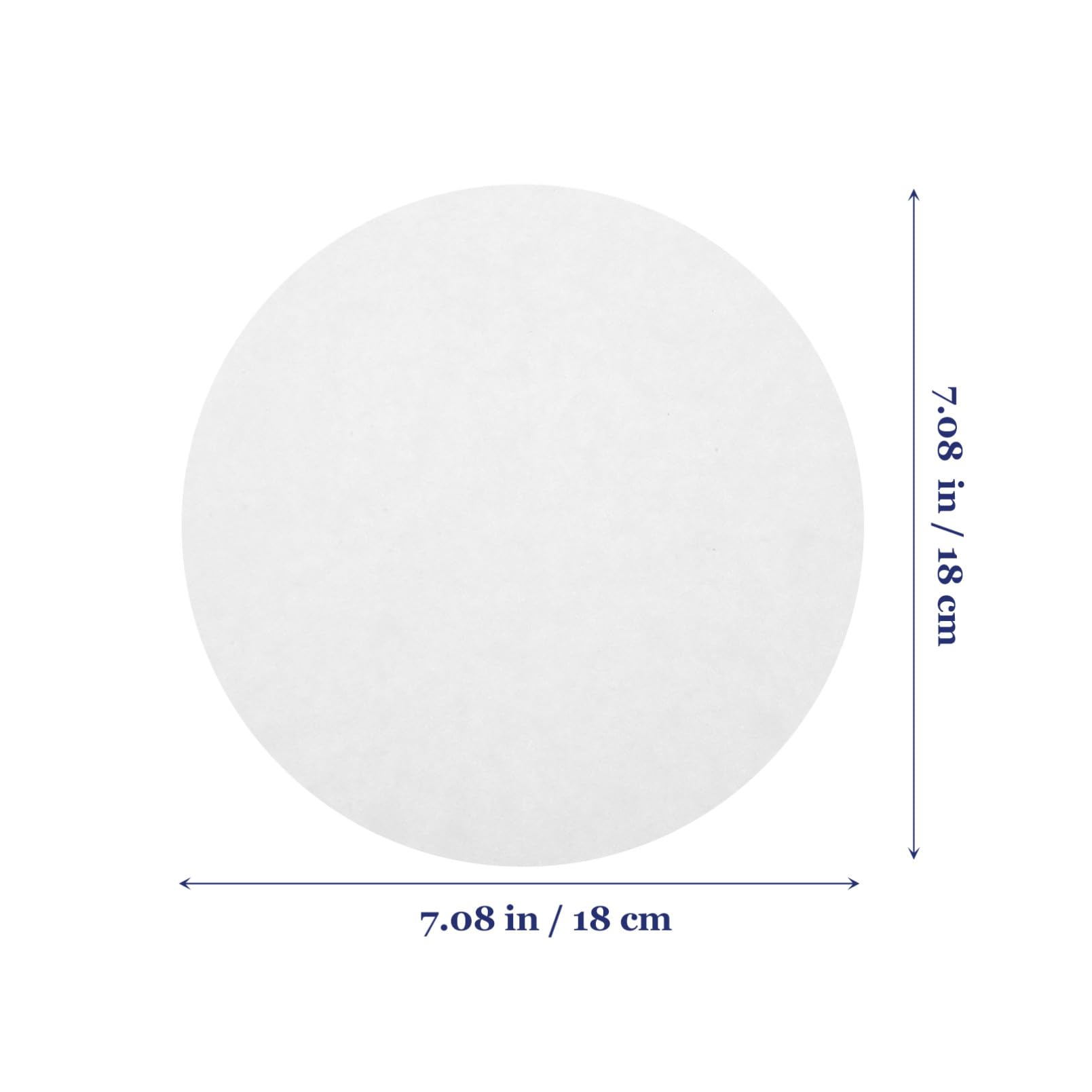 ULTECHNOVO 100piezas Discos De Papel Filtrante Para Química Filtración De Flujo Medio Para Experimentos y Aplicaciones De Laboratorio