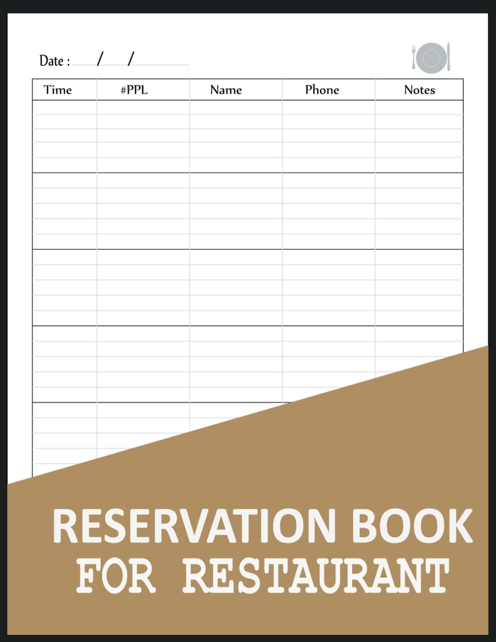 Reservation Book For Restaurant: Restaurants Reservations booking log book for hostess | 365 Day Guest Booking Diary Table Recording And Tracking | ... 2021 | Daily Hostess Table Log Journal