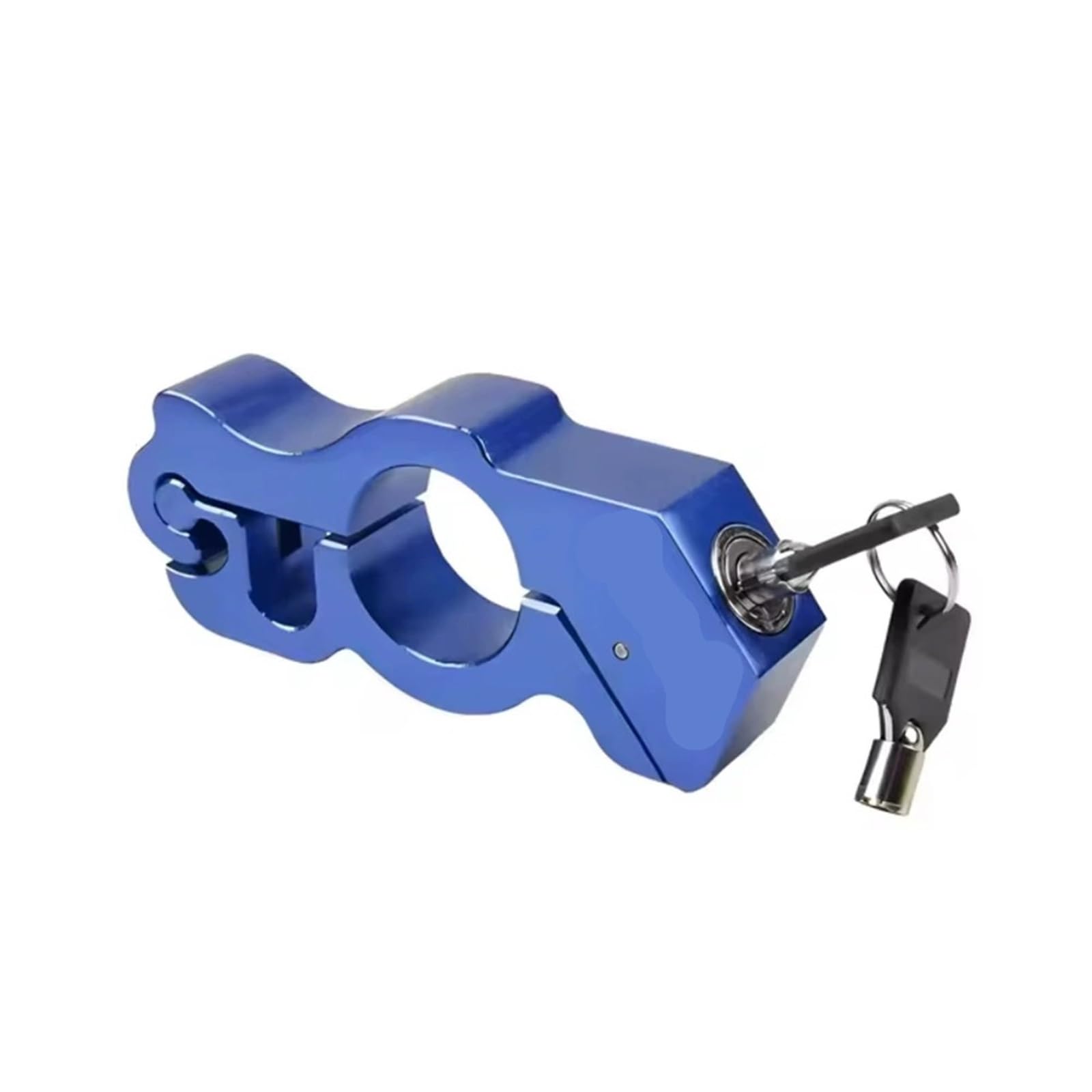 Poayuewr Blue Handlebar Lock,Brake Throttle Lock Fit For Triumph Motorcycle Brake Lever Locks Clutch Lock Anti-Theft Alloy Handlebar