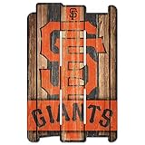 MLB San Francisco Giants Wood Fence Sign, Black