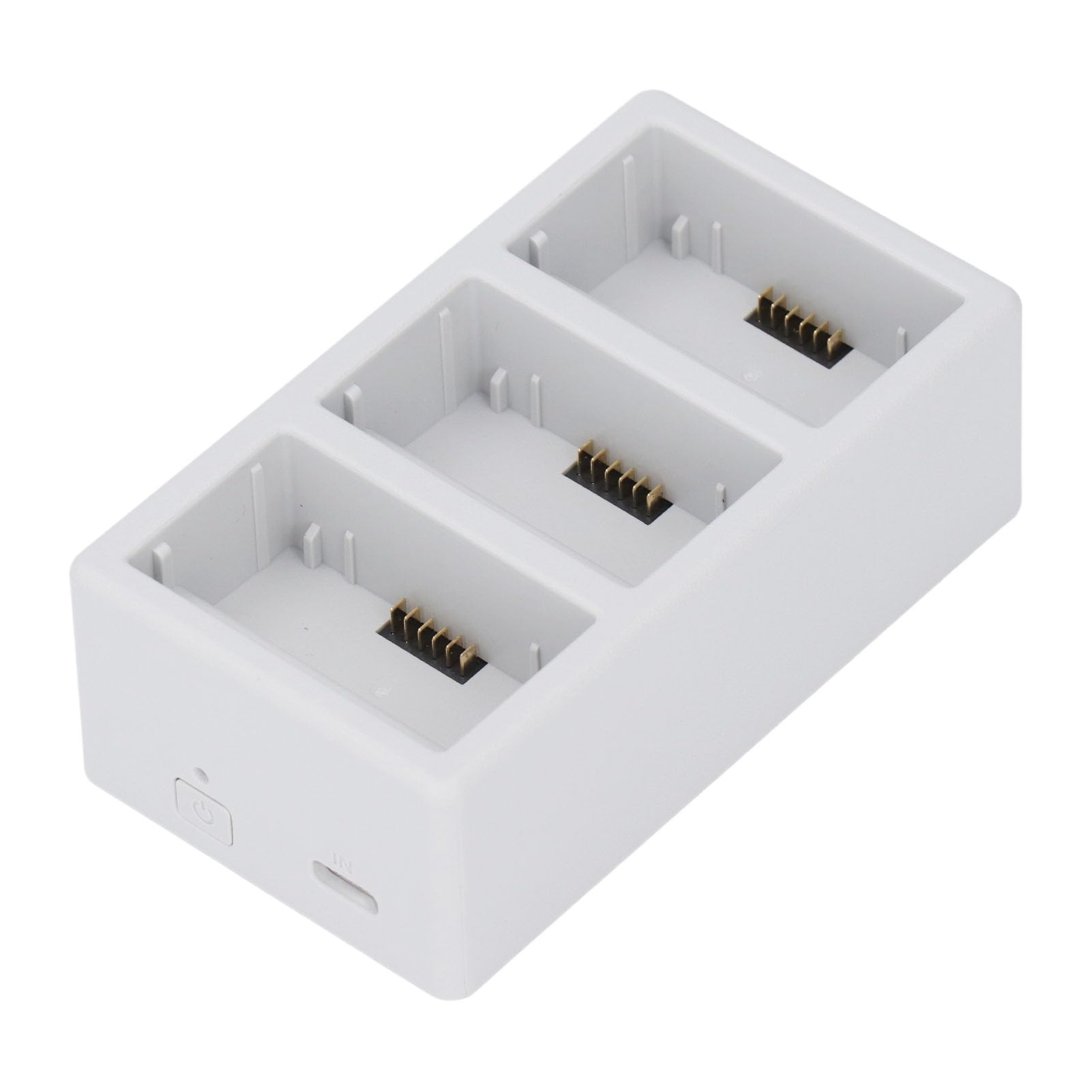 Jiawu Hub di Ricarica per Batterie per Droni, modalità di Ricarica Doppie a 3 Alloggiamenti Rapida 35 W, Hub Caricabatterie Bidirezionale con Deposito di Scarica della Carica per Mini 3, 4, Pro