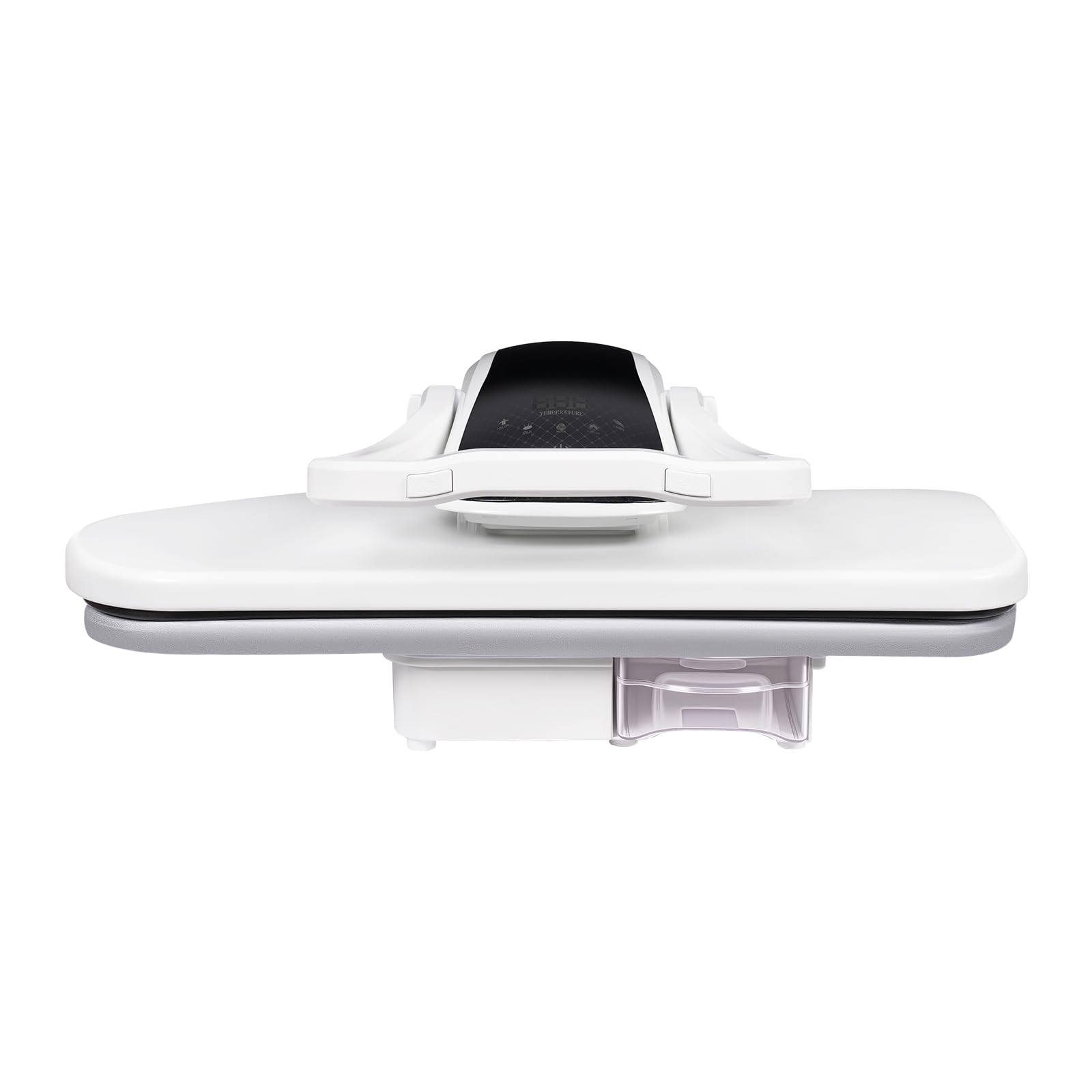 Undercat Intelligent Steam Press, 1600W Digital Steam Press with LCD Touch Screen, 5 Fabric Function, Overheating Protection, Temp Setting, 1L Water Tank, 26 * 20.8 * 10.2 (White)