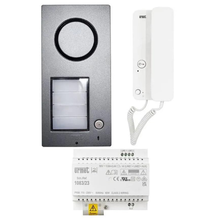 Urmet 1183/631 - Kit Citofono Audio Monofamiliare 2Voice