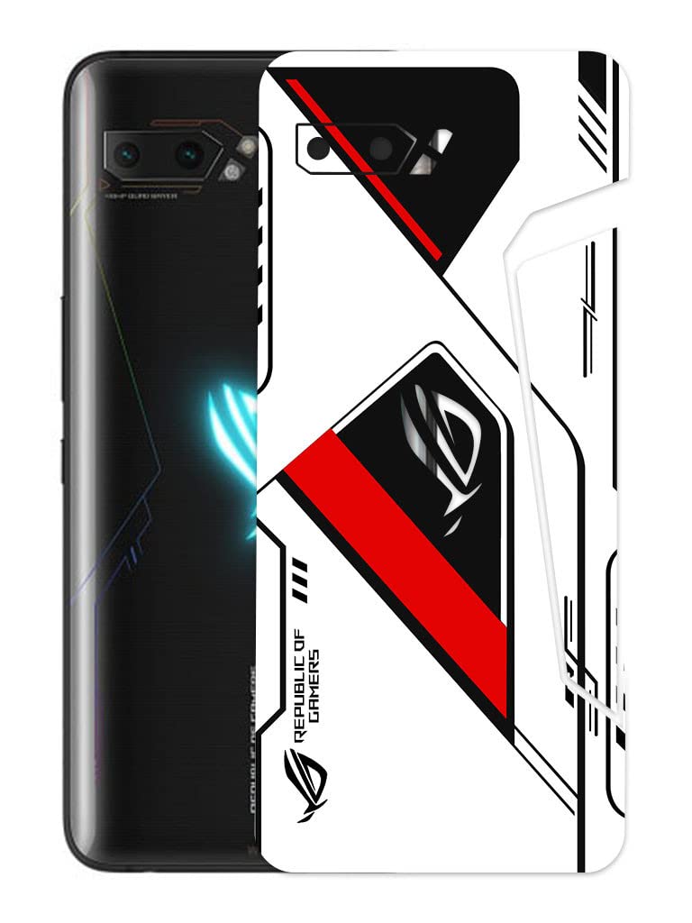 AtOdds - Compatible for Asus ROG 2 - Mobile Back Skin Rear Screen Guard Protector Film Wrap (Only For Back & Camera) (Rog Red) (B0BQYRY4PM) Amazon Price History, Amazon Price Tracker