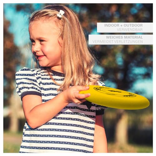 Volley® Soft Saucer Schaumstoff Frisbee (gelb)
