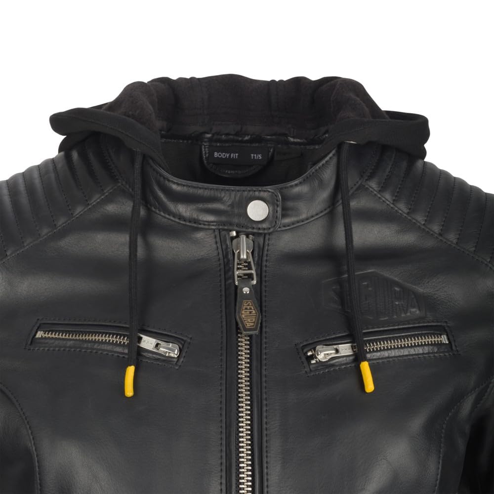 SEGURA Dorian 2 Blouson en cuir de moto pour femmes, noir, 44