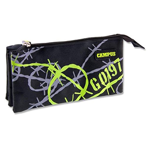 Preisvergleich Produktbild Premier Stationery"Ring aus" Campus Federmäppchen mit 3 Fächern