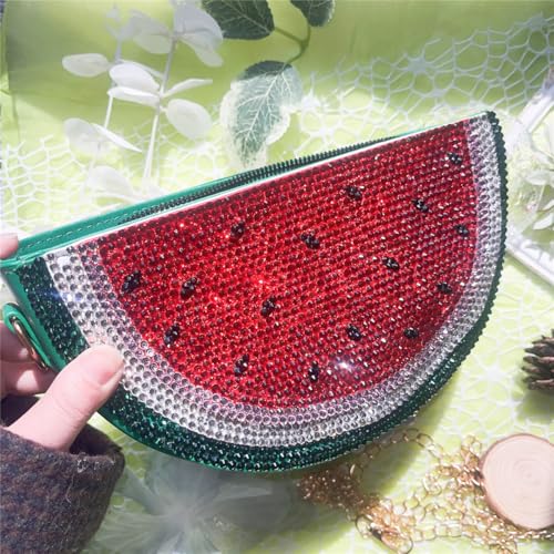 Customized DIY Luxury Sparkle Rhinestone Fruit Celebrity Evening Bag3