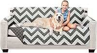 Vista 117 de Sofa Shield - Funda para sillón con respaldo patentado con correa, protector de cojín, funda reversible diseñada en EE. UU. resistente a manchas