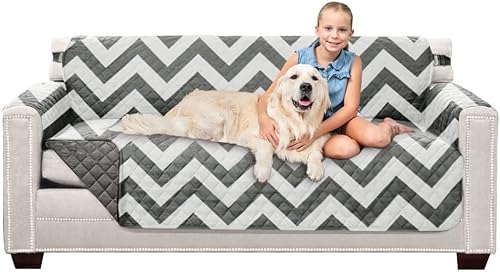 Miniatura 113 de Sofa Shield Funda Deslizable Patentada para Sofá Seccional, Protector de Cojín, Diseño de EE. UU. Reversible Resistente a Manchas y Desgarros de