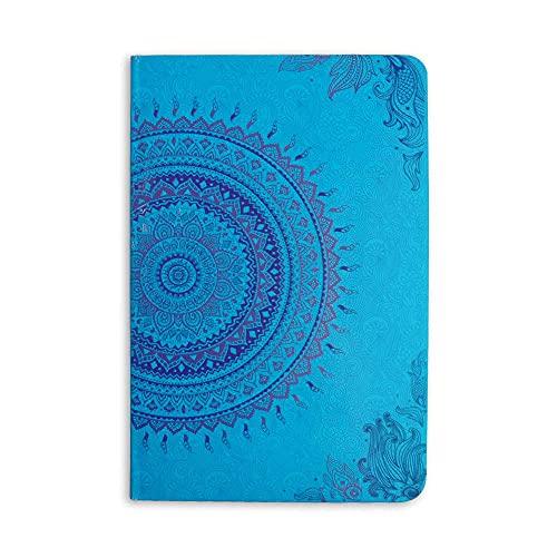 Doodle The Joy Of Writing Motif Ethnic Diary Notebook, Uv - Paper Finish, Hard Cover,Ruled, 200 Pages,Multicolor, (8.5"X 5.5") Inches #TOP2