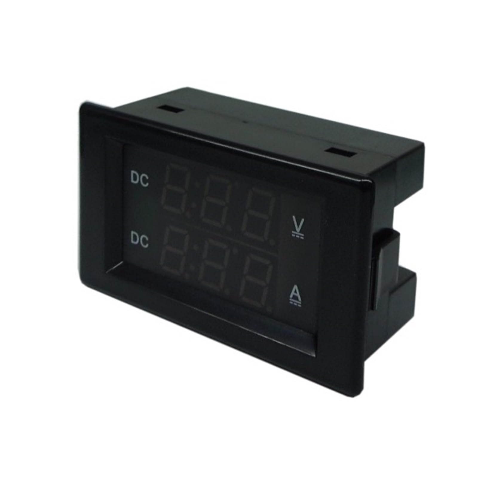 1 x trójprzewodowy cyfrowy miernik napięcia i prądu LED, DC3,5-30 V 4,5-100 V (biała osłona, DC 3,5-30 V)