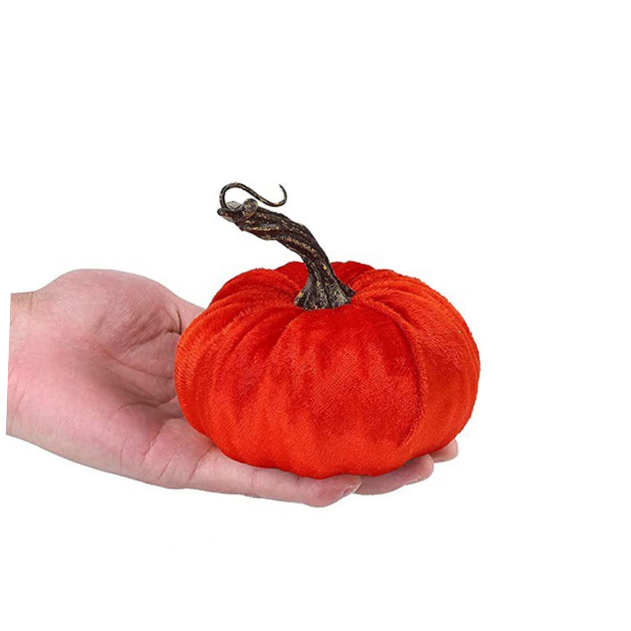 Cabilock 3 Sätze Goldener Samtkürbis Halloween Dekorationen Pilz Girlande Dekorationen Für Zuhause Halloween Kürbis Laterne Herbst Ornamente Erntefest 6 Stück * 3