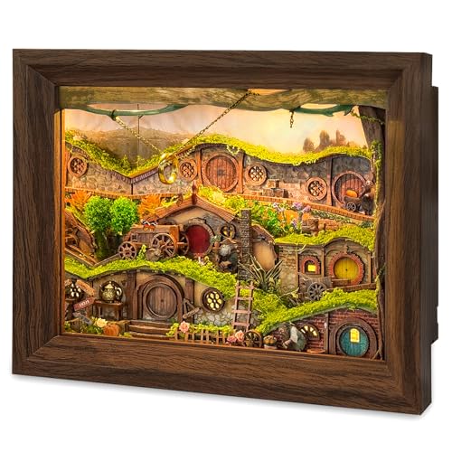 LORENOOK The Magic Ring Hamlet DIY Miniature House Shadow Box Kit