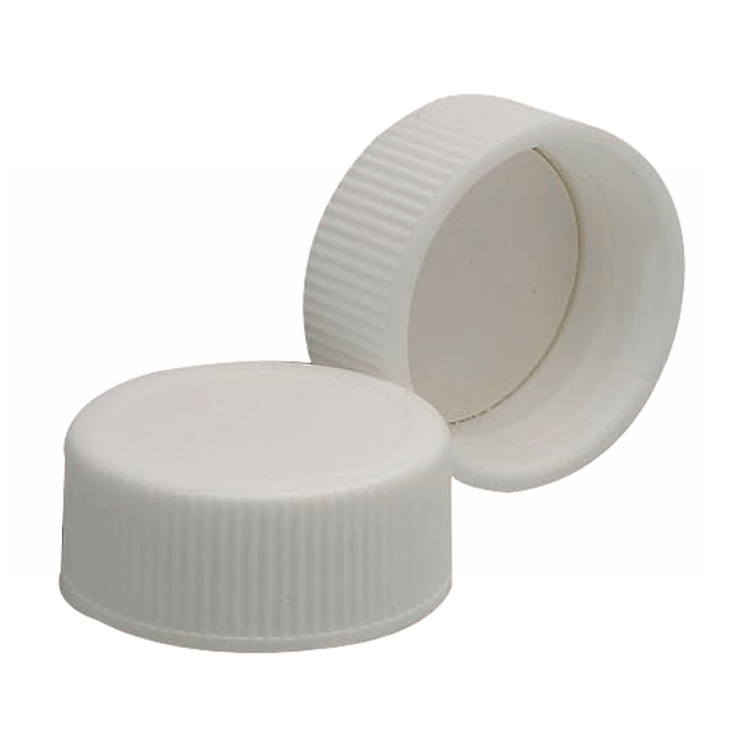 Wheaton 239281 White Polypropylene Screw Cap with Foamed Polyethylene Liner, 24-400 Size (Pack of 144)