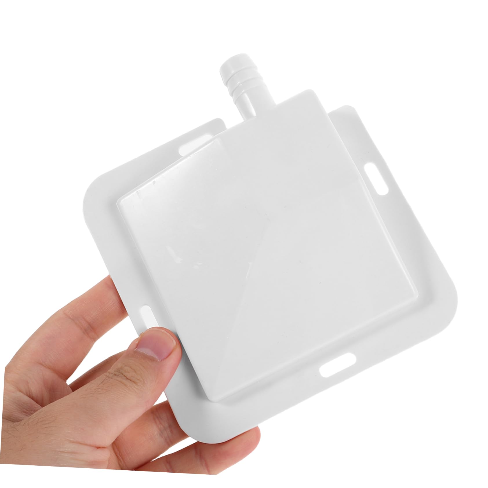 Alipis Bac de Récupération Eau pour Climatiseur Fuite avec Entonnoir Plateau de Drainage de Condensats pour Sols Secs et Protection Débordements