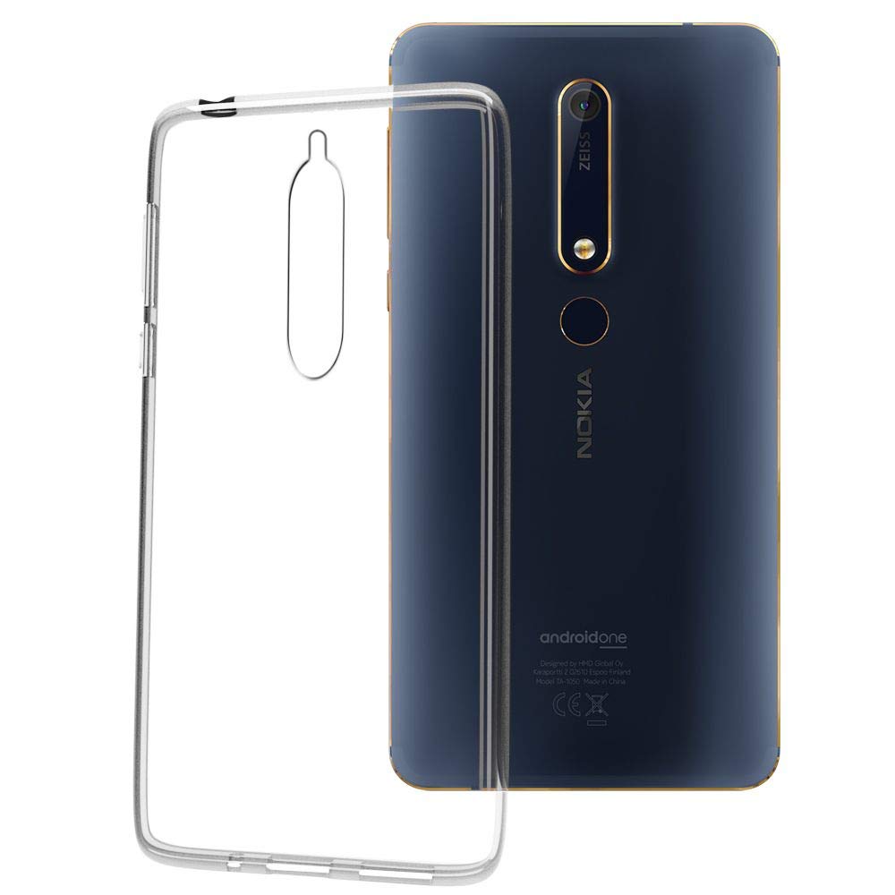 ebestStar - Cover Compatibile con Nokia Nokia 6 Custodia Portafoglio Pelle PU, Porta Carte di Credito, Nero + Vetro Temperato