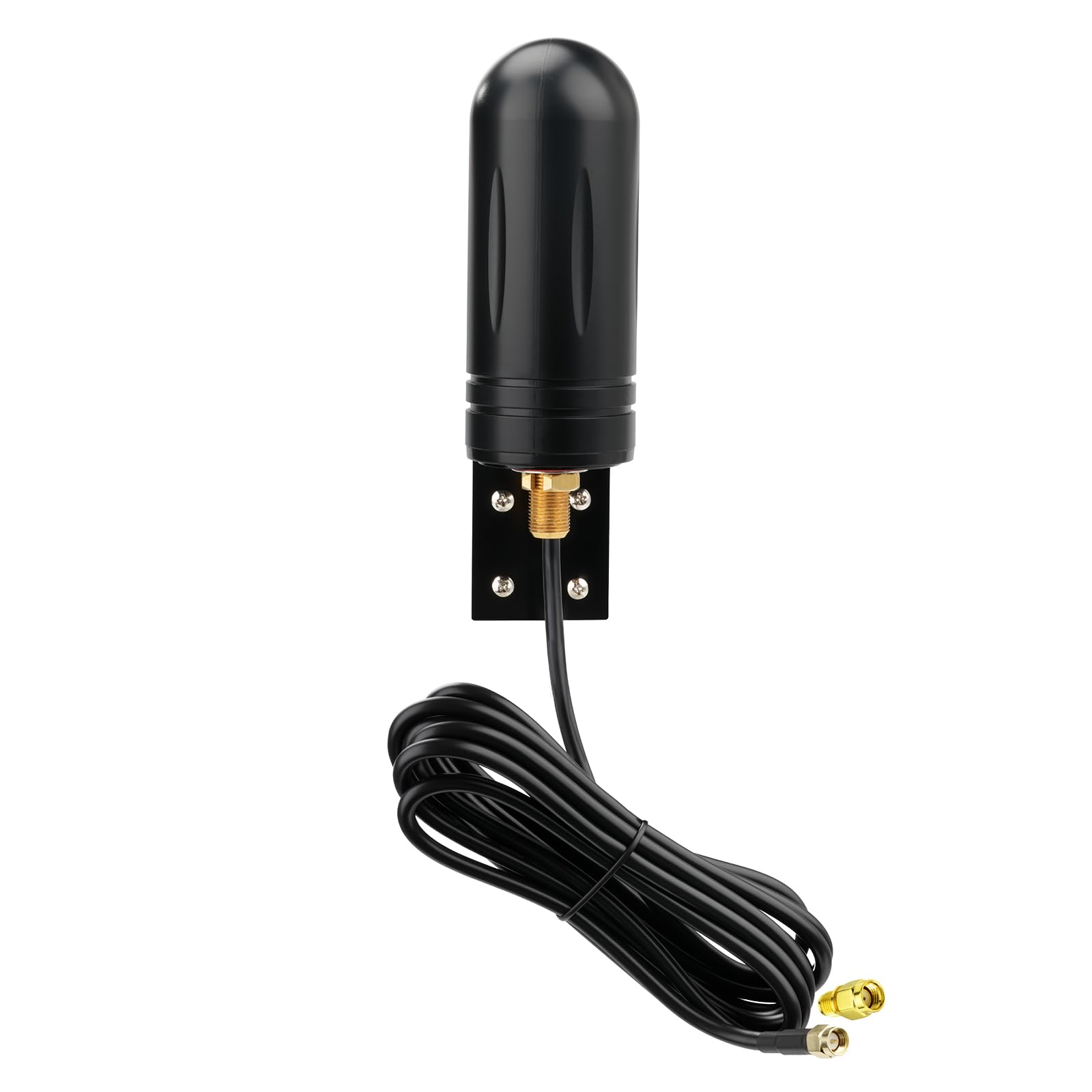 Bingfu Antenne SMA 5G 4G 600-6000 MHz SMA à montage mural extérieur Antennes cellulaires LTE 7 dBi avec câble RG58 de 3 m compatible avec Trail Hunting Wildlife Game Cam Router Gateways Caméra de