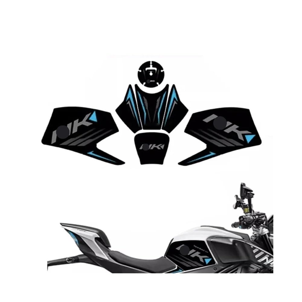 protège réservoir autocollant Autocollant Latéral De Moto, Protecteur Réservoir Carburant, Coussin Traction, Ensembles Décoration Pour 450NK NK450 Antidérapant