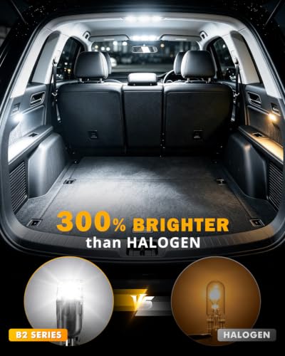 Image of Auxbeam 2026 B2 Series 194 LED Bulbs 6000k White 168 2825 T10 W5W Bulbs