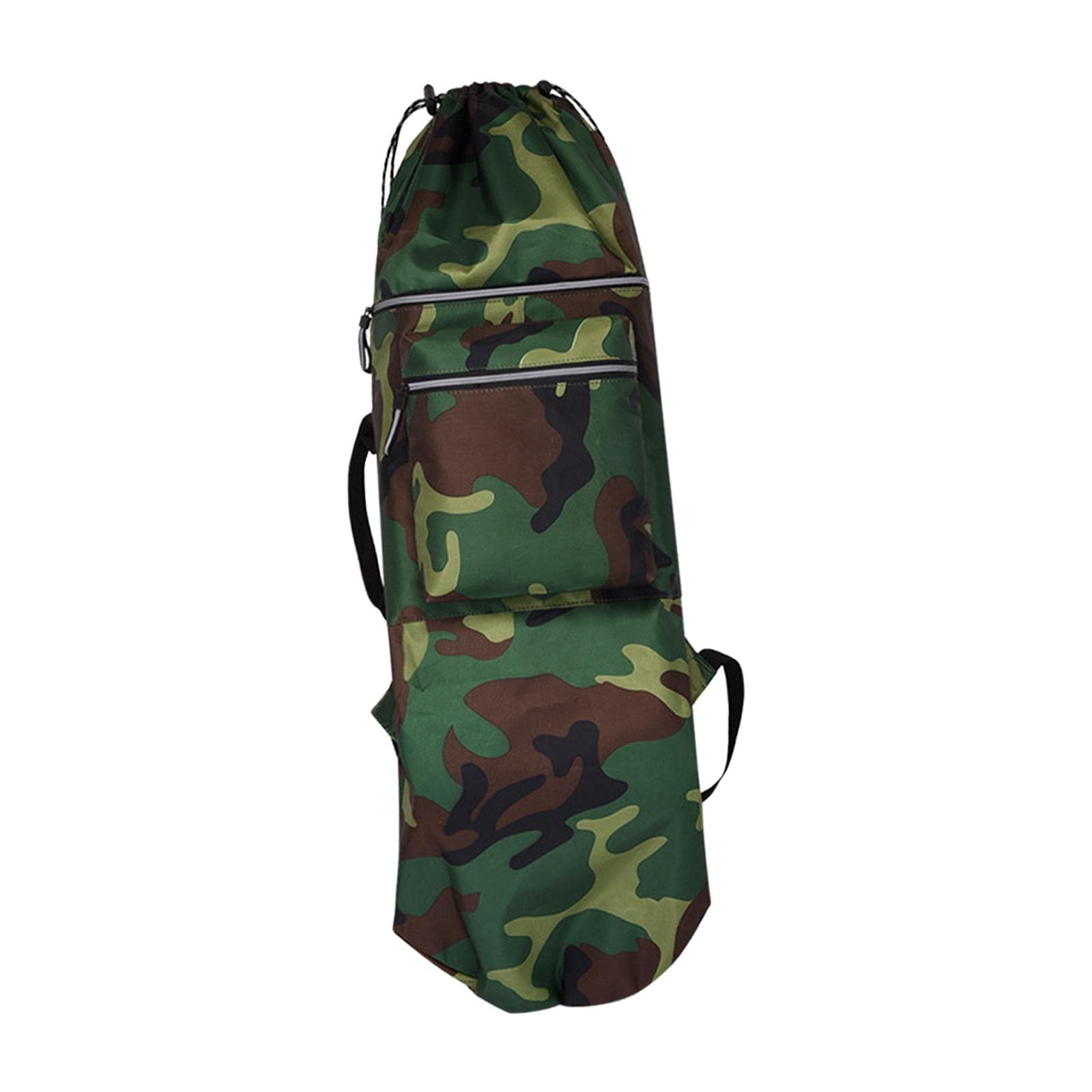 Milageto Oxford Skateboard Zaino Borsa a Tracolla Resistente all'Acqua Borsa a Tracolla Pieghevole con Manico Portante Longboard Custodia per Viaggi Donna Uomo